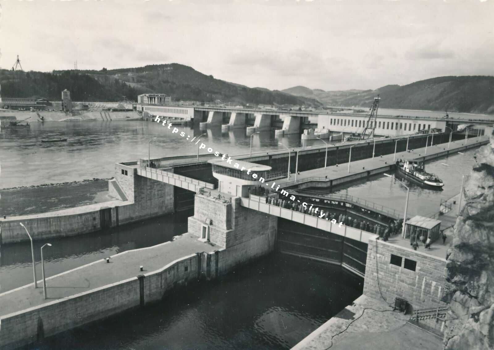 Donaukraftwerk Ybbs Persenbeug 1960